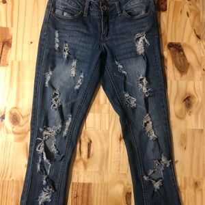 Destroyed Skinny Jeans